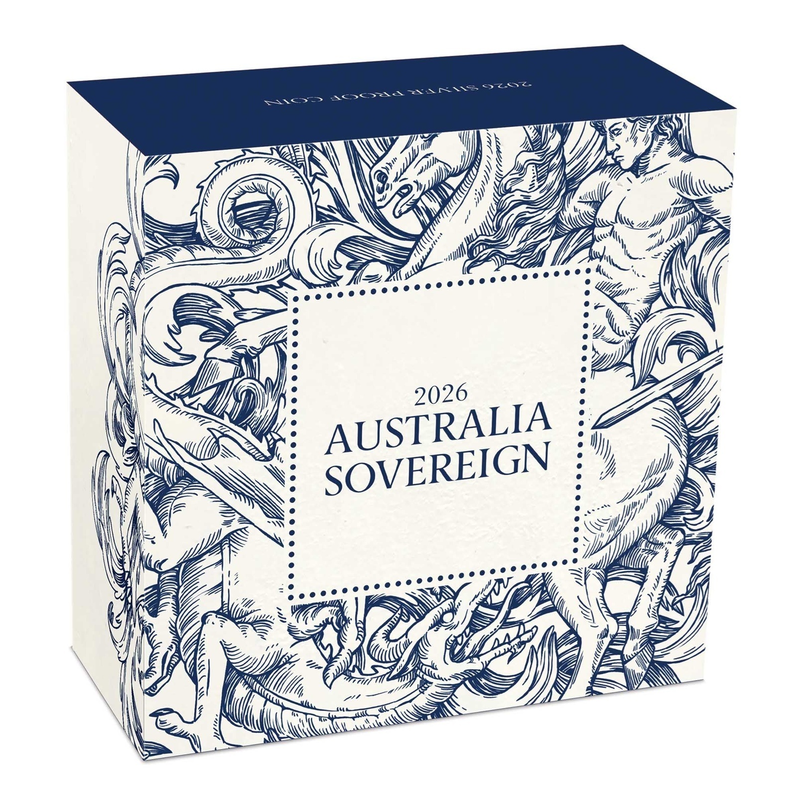 Australie - Pièce 25 Cents (Sovereign) 2026 argent BE - Saint Georges terrassant le dragon – Image 4