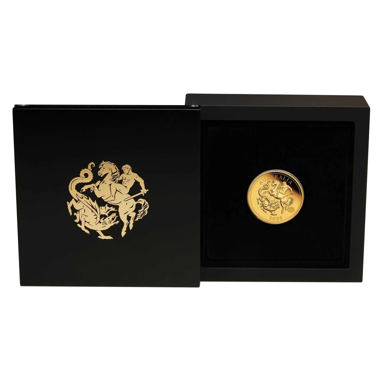 Australie - Pièce 25 Dollars (Sovereign) 2026 or BE - Saint Georges terrassant le dragon – Image 3