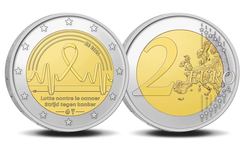Belgique - Pièce 2 Euro 2024 cupro-nickel et nickel-laiton BU - Lutte contre le cancer en Belgique – Image 6