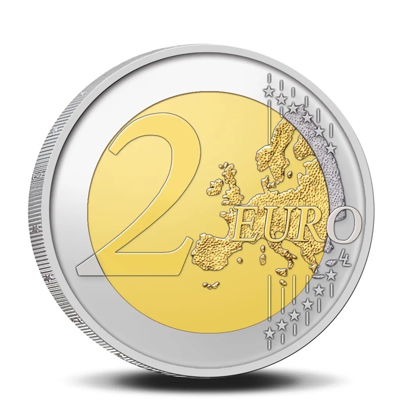 Belgique - Pièce 2 Euro 2024 cupro-nickel et nickel-laiton BU - Lutte contre le cancer en Belgique – Image 4