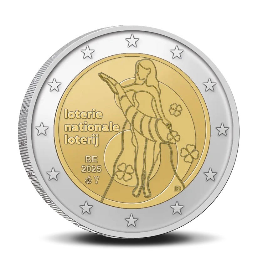 Belgique - Pièce 2 Euro 2025 cupro-nickel et nickel-laiton BU - Loterie nationale – Image 3