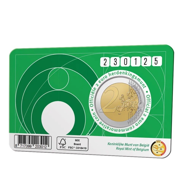 Belgique - Pièce 2 Euro 2025 cupro-nickel et nickel-laiton BU - Loterie nationale – Image 2
