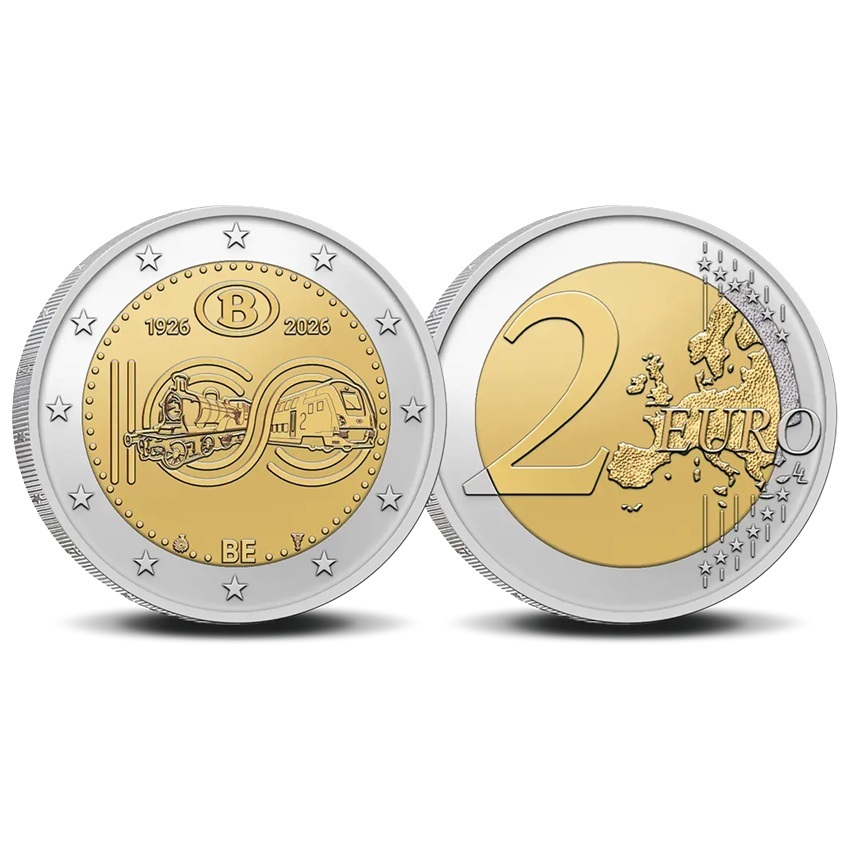 Belgique - Pièce 2 Euro 2026 cupro-nickel et nickel-laiton BU - SNCB – Image 6