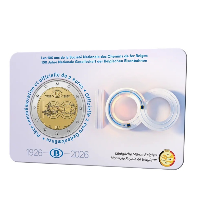 Belgique - Pièce 2 Euro 2026 cupro-nickel et nickel-laiton BU - SNCB