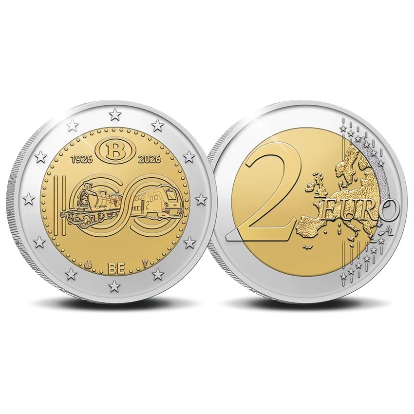 Belgique - Pièce 2 Euro 2026 cupro-nickel et nickel-laiton BE - SNCB – Image 4