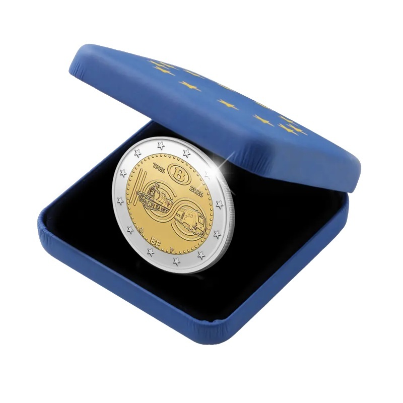Belgique - Pièce 2 Euro 2026 cupro-nickel et nickel-laiton BE - SNCB – Image 3