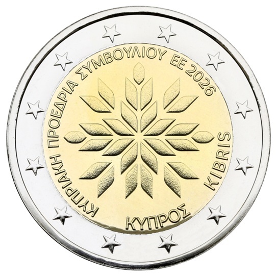 Chypre - Pièce 2 Euro 2026 cupro-nickel et nickel-laiton - Présidence du Conseil de l'UE