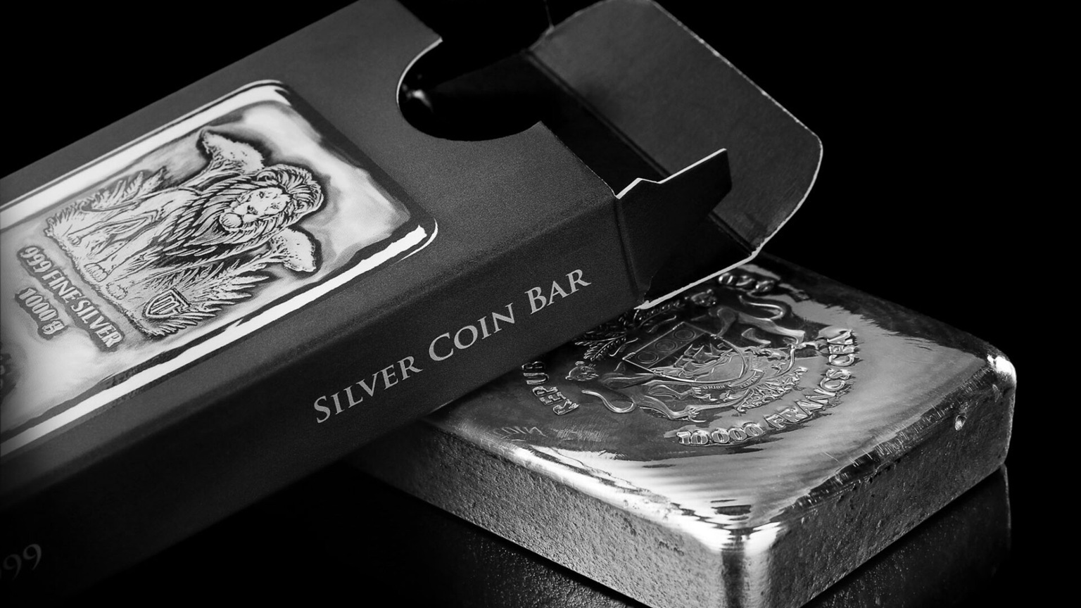 Gabon - Pièce 10000 Francs CFA 2026 1000 grammes argent - Lion – Image 6