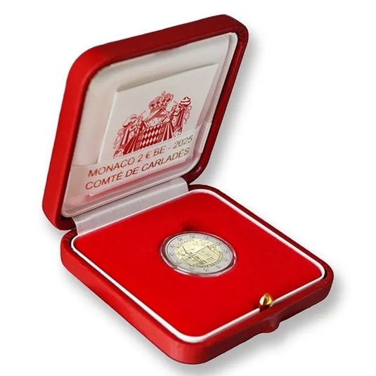 Monaco - Pièce 2 Euro 2025 cupro-nickel et nickel-laiton BE - Comté de Carladès – Image 2