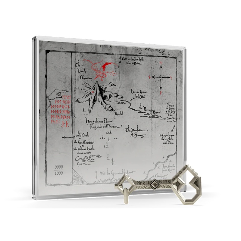 Niue - Coffret Dollars 2026 argent - Carte et clé de Thorin – Image 2