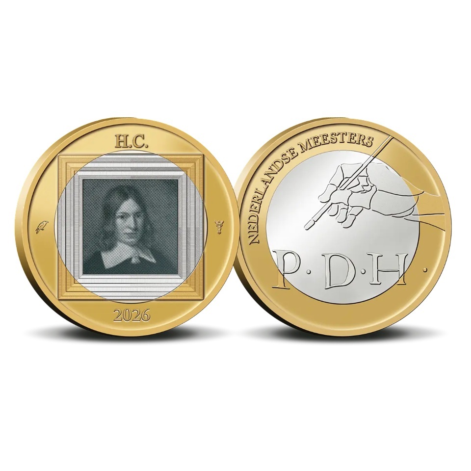 Pays-Bas - Carte Euro 2026 BU - Pieter de Hooch – Image 6