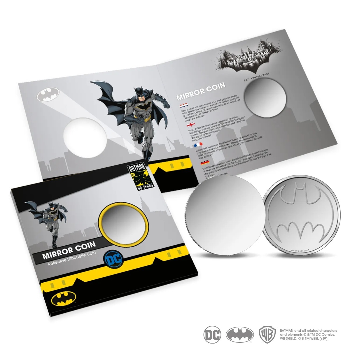 Pays-Bas - Médaille 2019 acier - Batman – Image 3