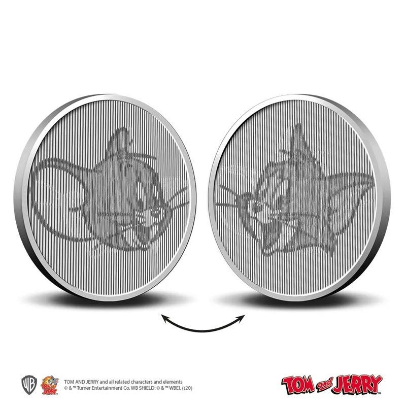 Pays-Bas - Médaille 2020 cupro-nickel BU - Tom et Jerry – Image 2