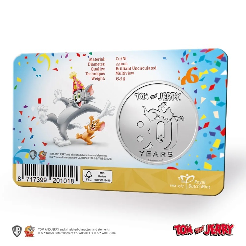 Pays-Bas - Médaille 2020 cupro-nickel BU - Tom et Jerry – Image 4