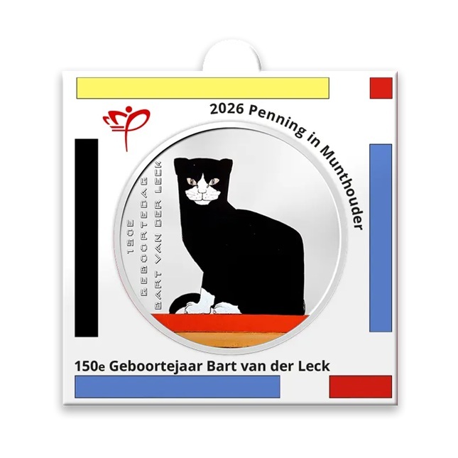 Pays-Bas - Médaille 2026 cupro-nickel BU - Bart van der Leck