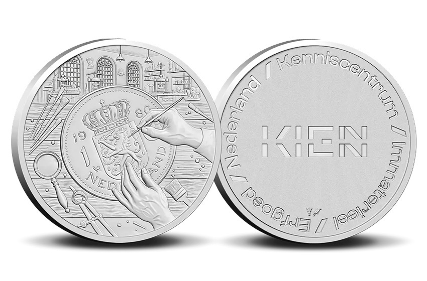 Pays-Bas - Médaille 2026 cupro-nickel BU - Travail de gravure d'une monnaie – Image 6