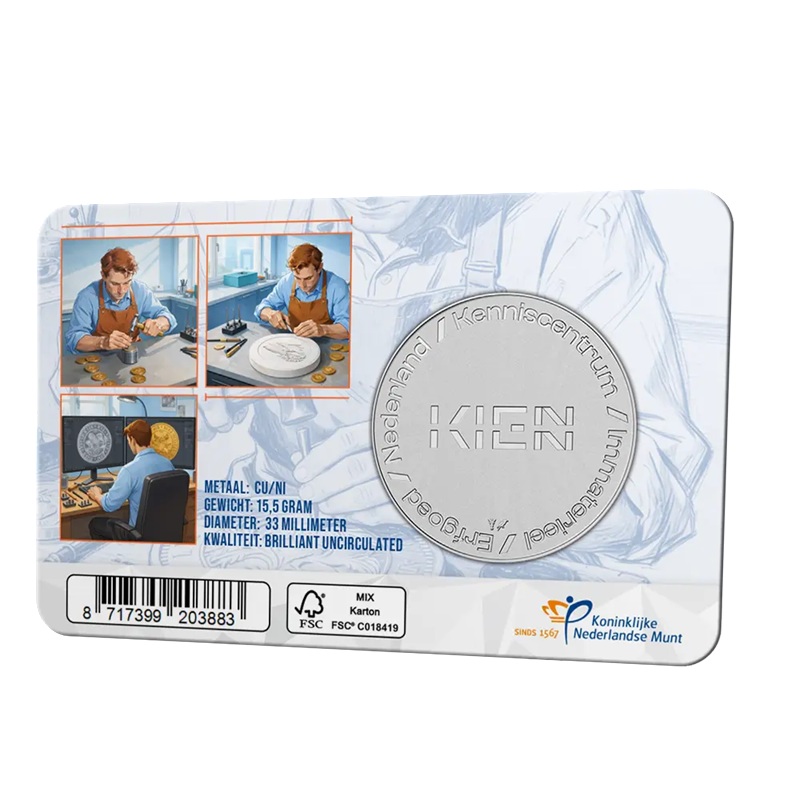 Pays-Bas - Médaille 2026 cupro-nickel BU - Travail de gravure d'une monnaie – Image 2