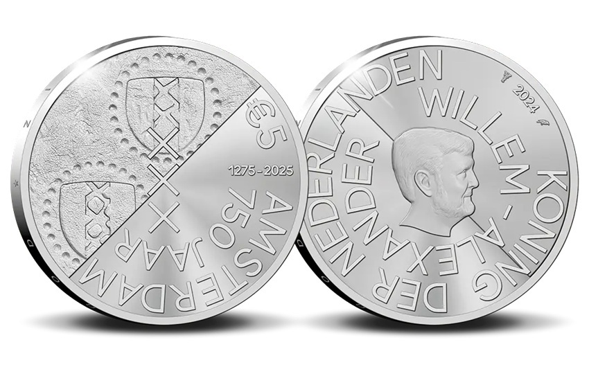 Pays-Bas - Pièce 5 Euro 2024 argent BE - Amsterdam – Image 4