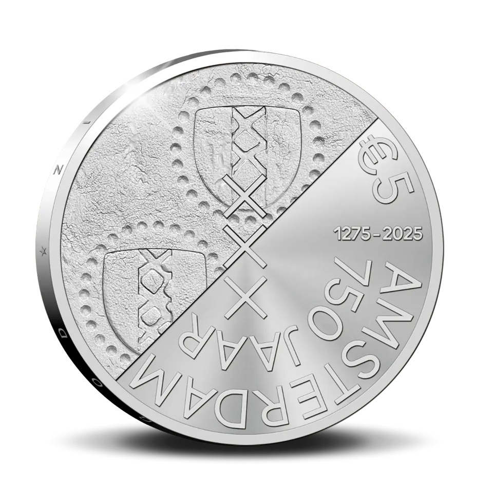 Pays-Bas - Pièce 5 Euro 2024 argent BE - Amsterdam – Image 3