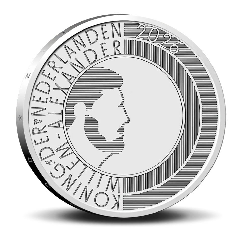 Pays-Bas - Pièce 5 Euro 2026 cuivre argenté BU - Mariage pour tous (en enveloppe Premier Jour) – Image 3