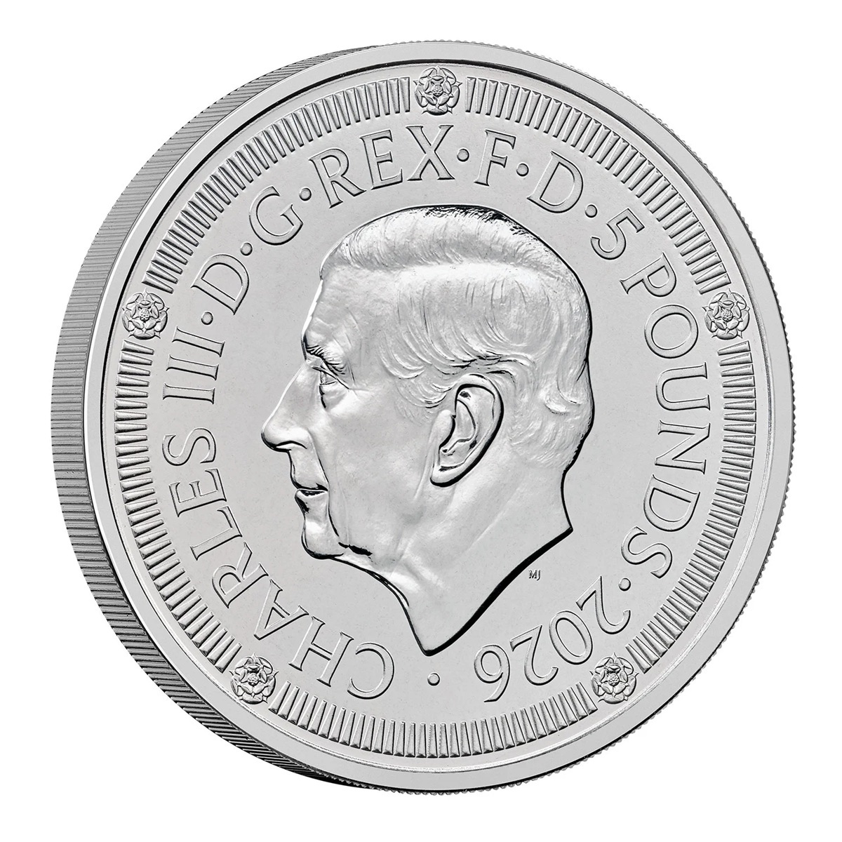 Royaume-Uni - Pièce 5 Pounds 2026 cupro-nickel BU - Couronne d'or – Image 2