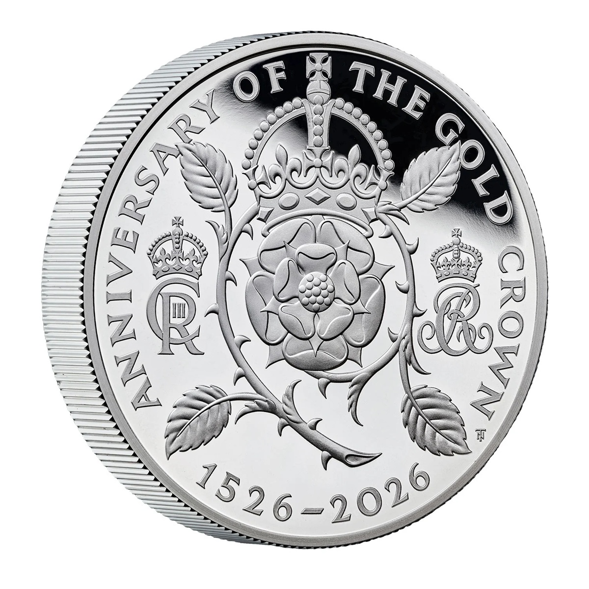 Royaume-Uni - Pièce 5 Pounds 2026 argent BE - Couronne d'or