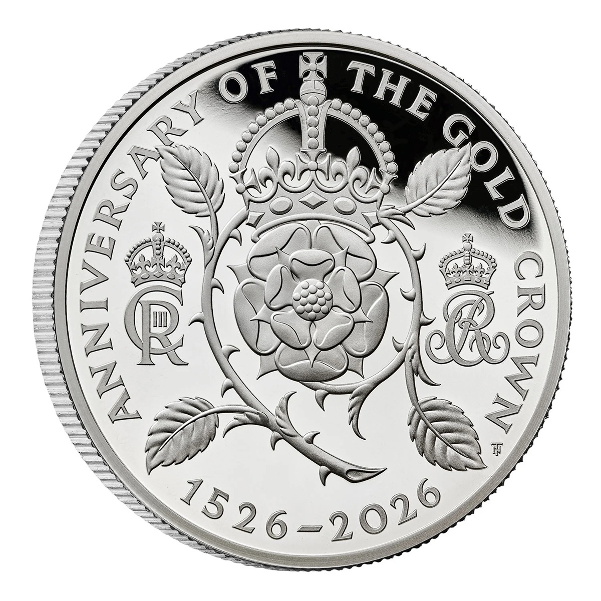 Royaume-Uni - Pièce 5 Pounds 2026 argent BE - Couronne d'or