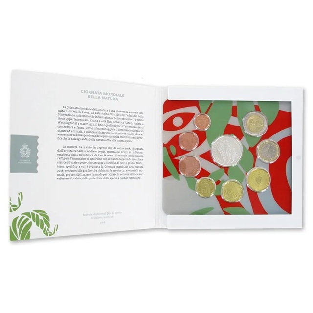 Saint-Marin - Coffret Euro 2018 R BU - Journée mondiale de la nature – Image 5