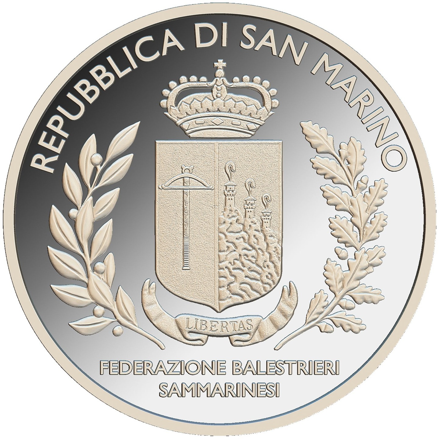 Saint-Marin - Médaille 2026 cupro-nickel - Fédération des arbalétriers de Saint-Marin – Image 5