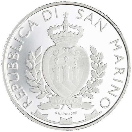 Saint-Marin - Pièce 10 Euro 2026 R argent BE - Compagnie de la Milice en Uniforme – Image 2