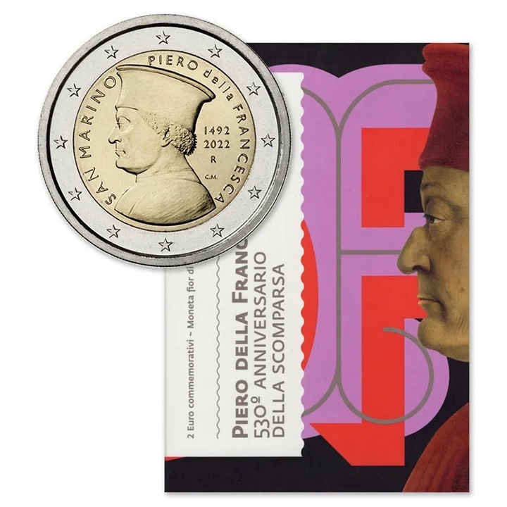 Saint-Marin - Pièce 2 Euro 2022 R cupro-nickel et nickel-laiton BU - Piero della Francesca – Image 5