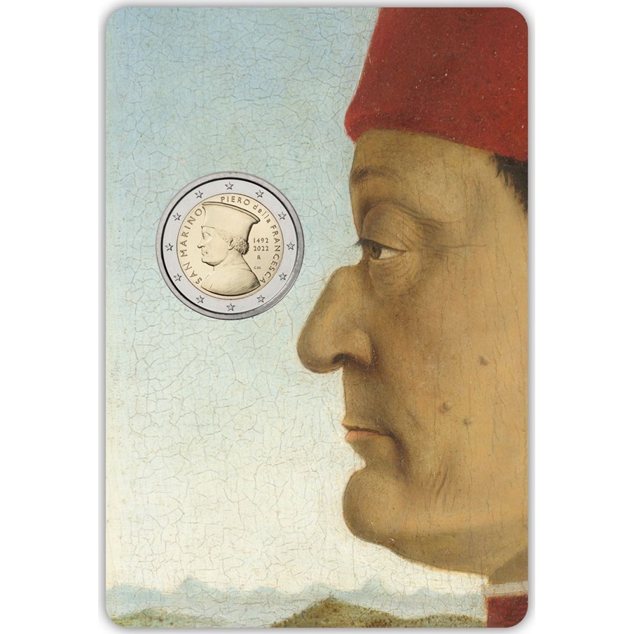Saint-Marin - Pièce 2 Euro 2022 R cupro-nickel et nickel-laiton BU - Piero della Francesca – Image 3