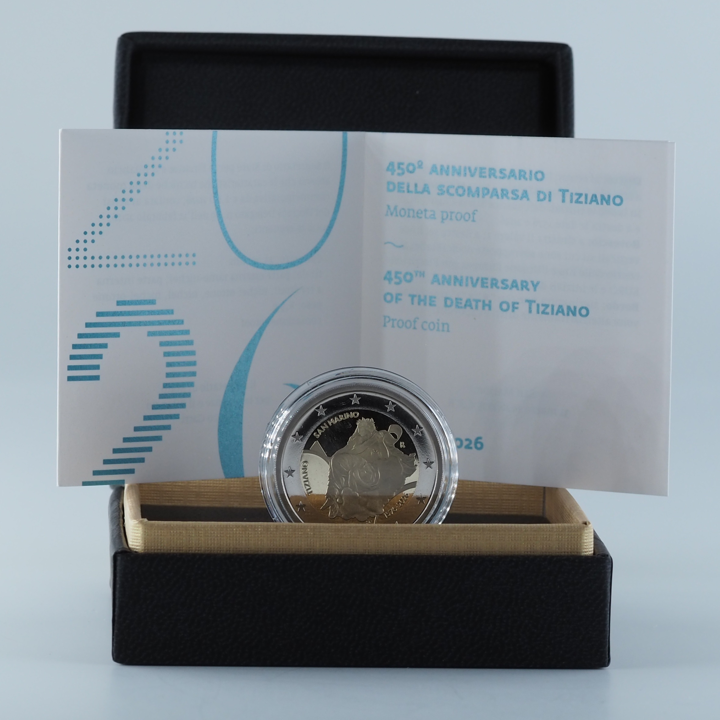 Saint-Marin - Pièce 2 Euro 2026 R cupro-nickel et nickel-laiton BE - Titien – Image 3