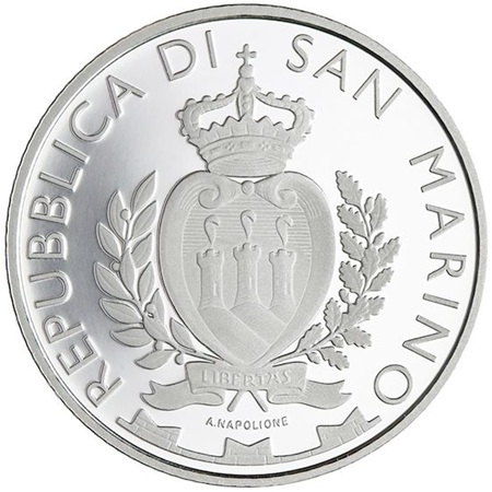 Saint-Marin - Pièce 5 Euro 2026 R argent BE - Giuseppe Verdi – Image 2