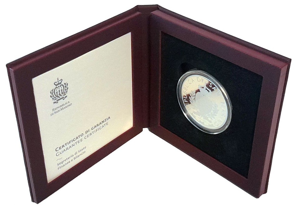 Saint-Marin - Pièce 5 Euro 2026 R argent BE - Giuseppe Verdi – Image 4