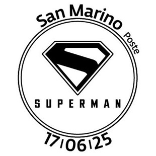 Saint-Marin - Bloc de 2 timbres 2,45 Euro 2025 - Superman – Image 2