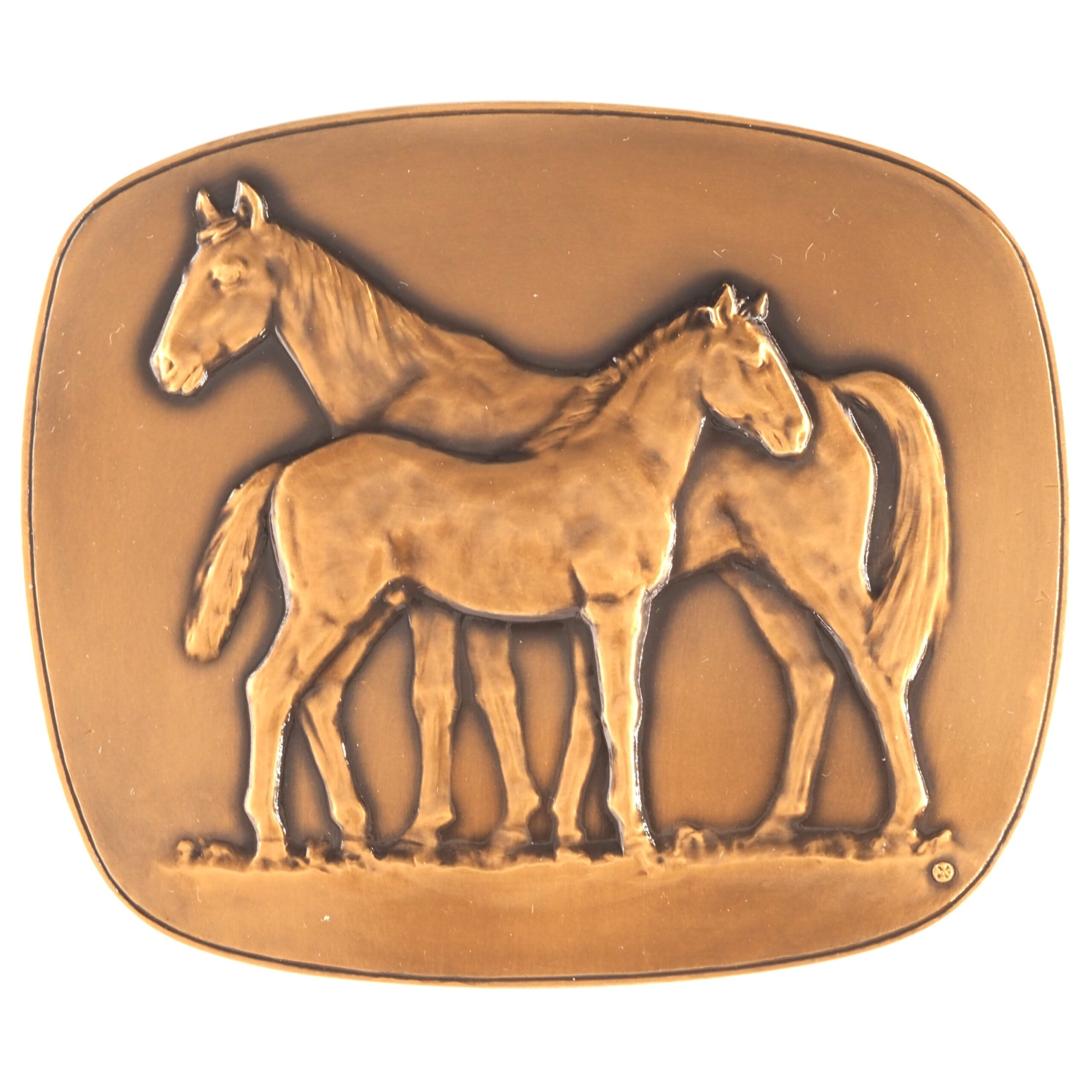 Slovaquie - Médaille MS 90 - Chevaux