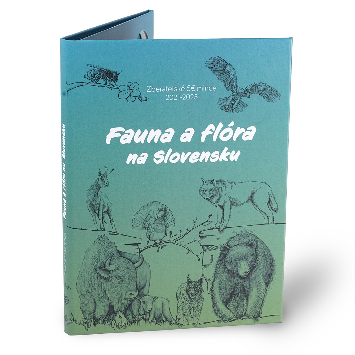 Monnaie de Kremnica, Slovaquie - Album numismatique 2021 à 2025 - Faune et flore en Slovaquie