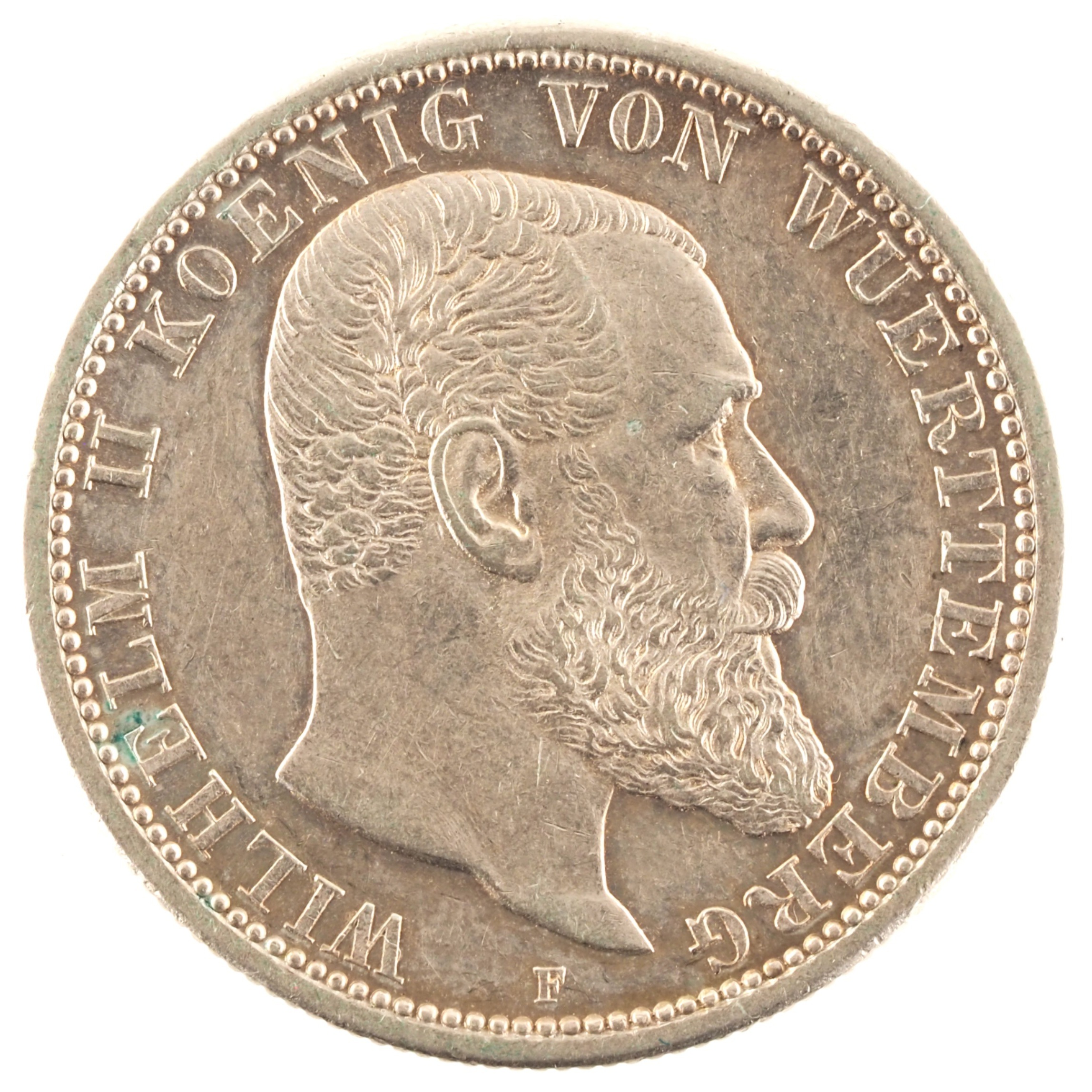 Allemagne - Pièce Zwei Mark 1912 F argent - Guillaume II / Aigle héraldique – Image 2