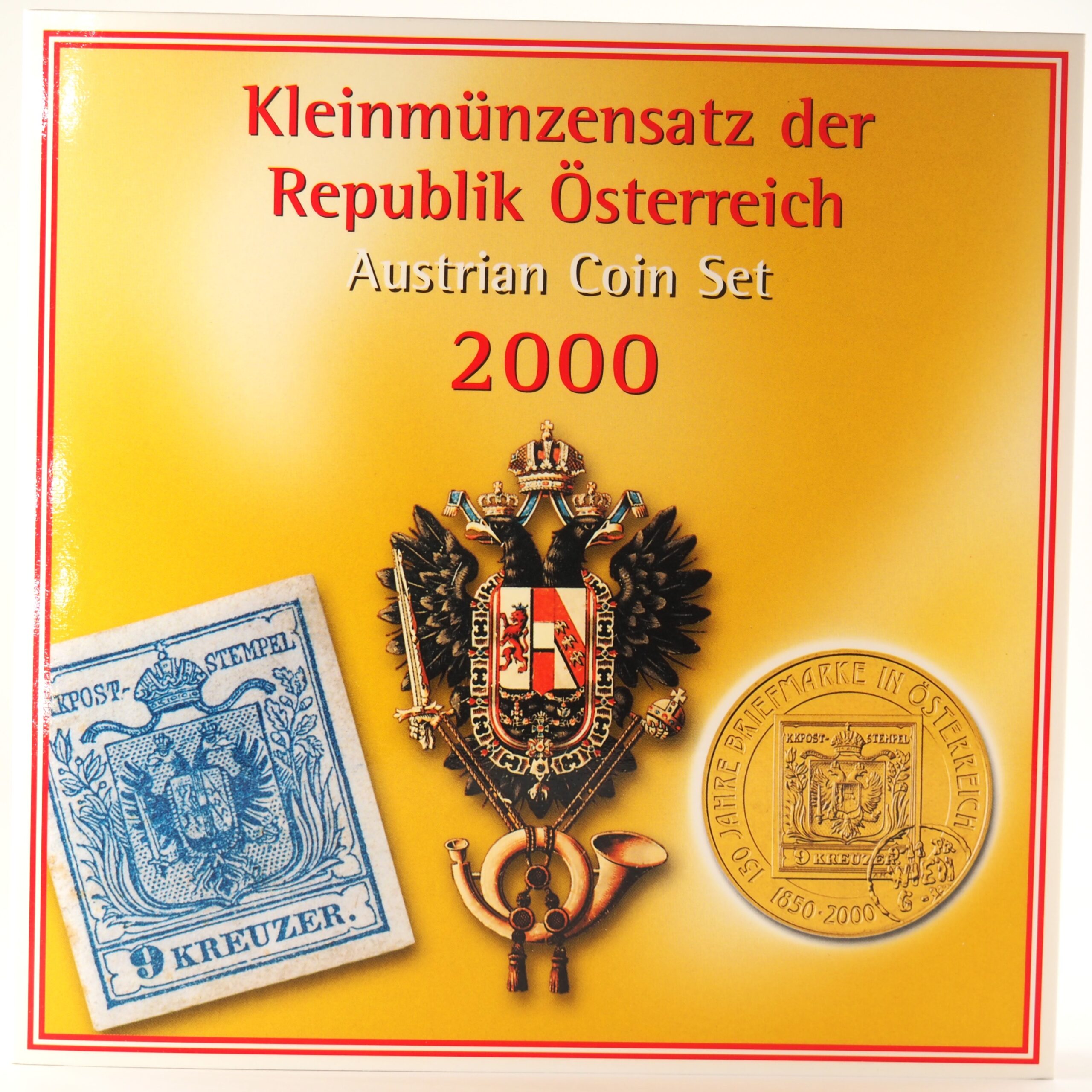 Autriche – Coffret Schilling 2000 BU – Timbre-poste autrichien