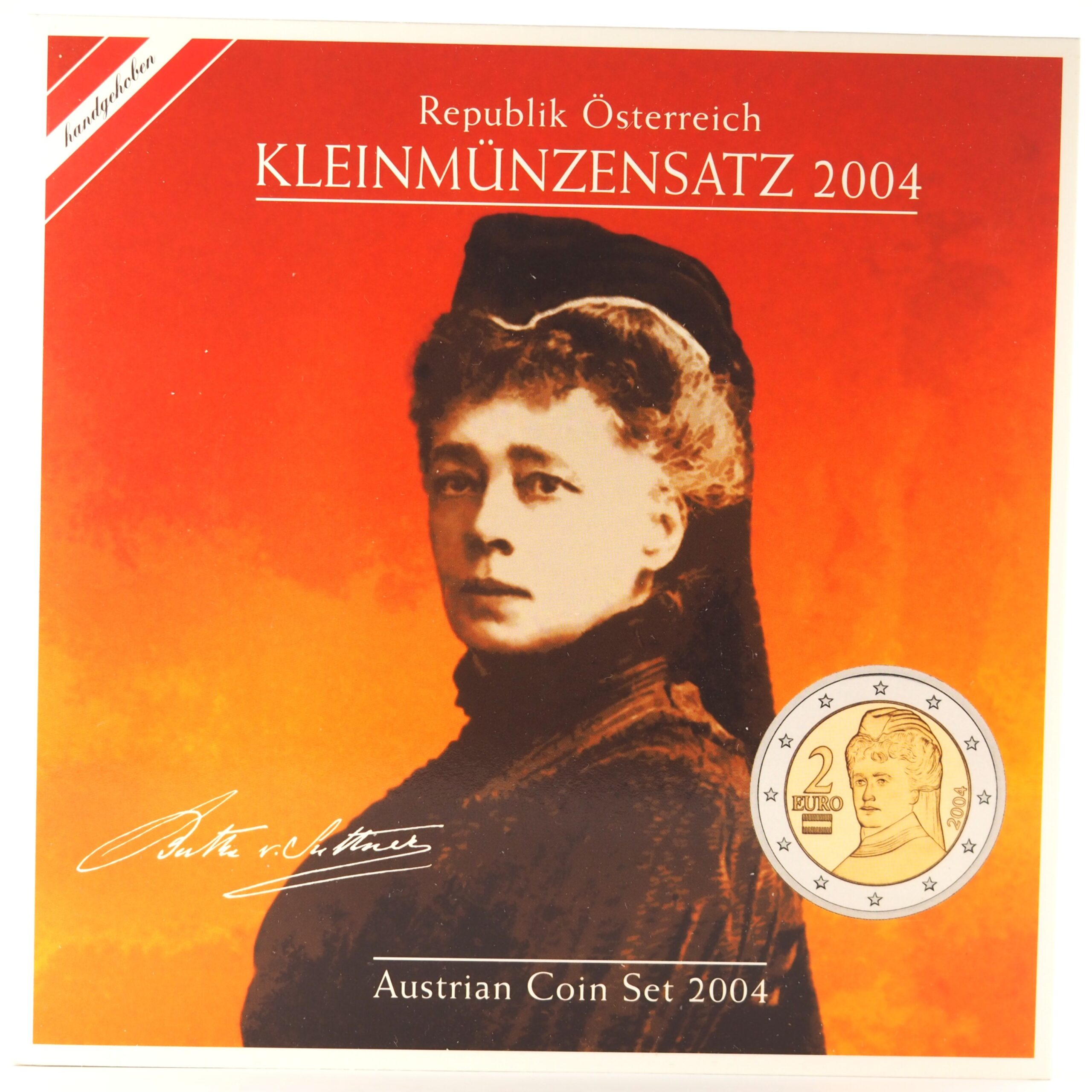 Autriche – Coffret Euro 2004 BU – Bertha von Suttner