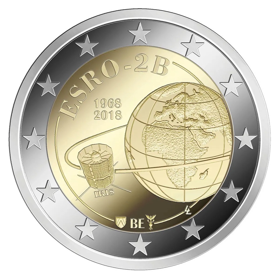 Belgique - Pièce 2 Euro 2018 cupro-nickel et nickel-laiton BU - ESRO – Image 3
