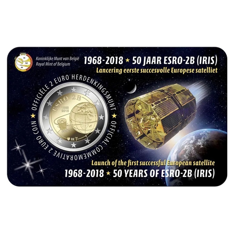 Belgique - Pièce 2 Euro 2018 cupro-nickel et nickel-laiton BU - ESRO