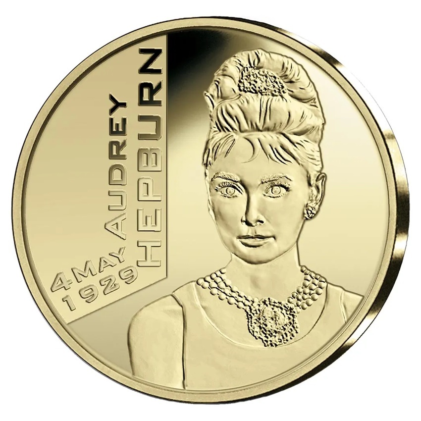 Belgique - Pièce 25 Euro 2019 or BE - Audrey Hepburn