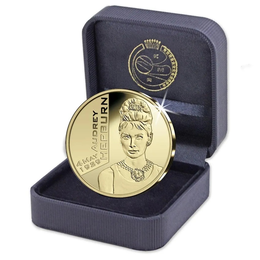 Belgique - Pièce 25 Euro 2019 or BE - Audrey Hepburn – Image 3