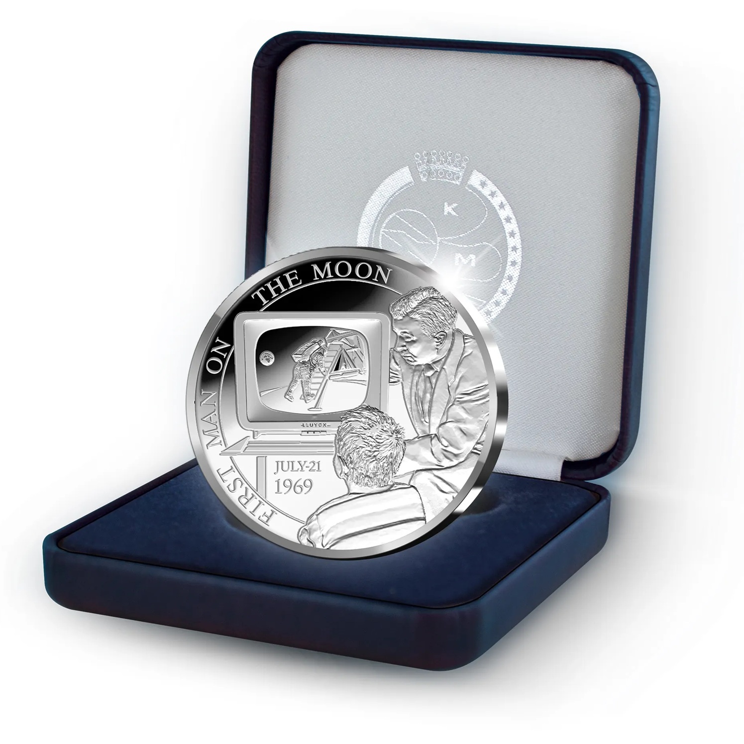 Belgique - Pièce 5 Euro 2019 argent BE - Premier pas de l’homme sur la lune – Image 3
