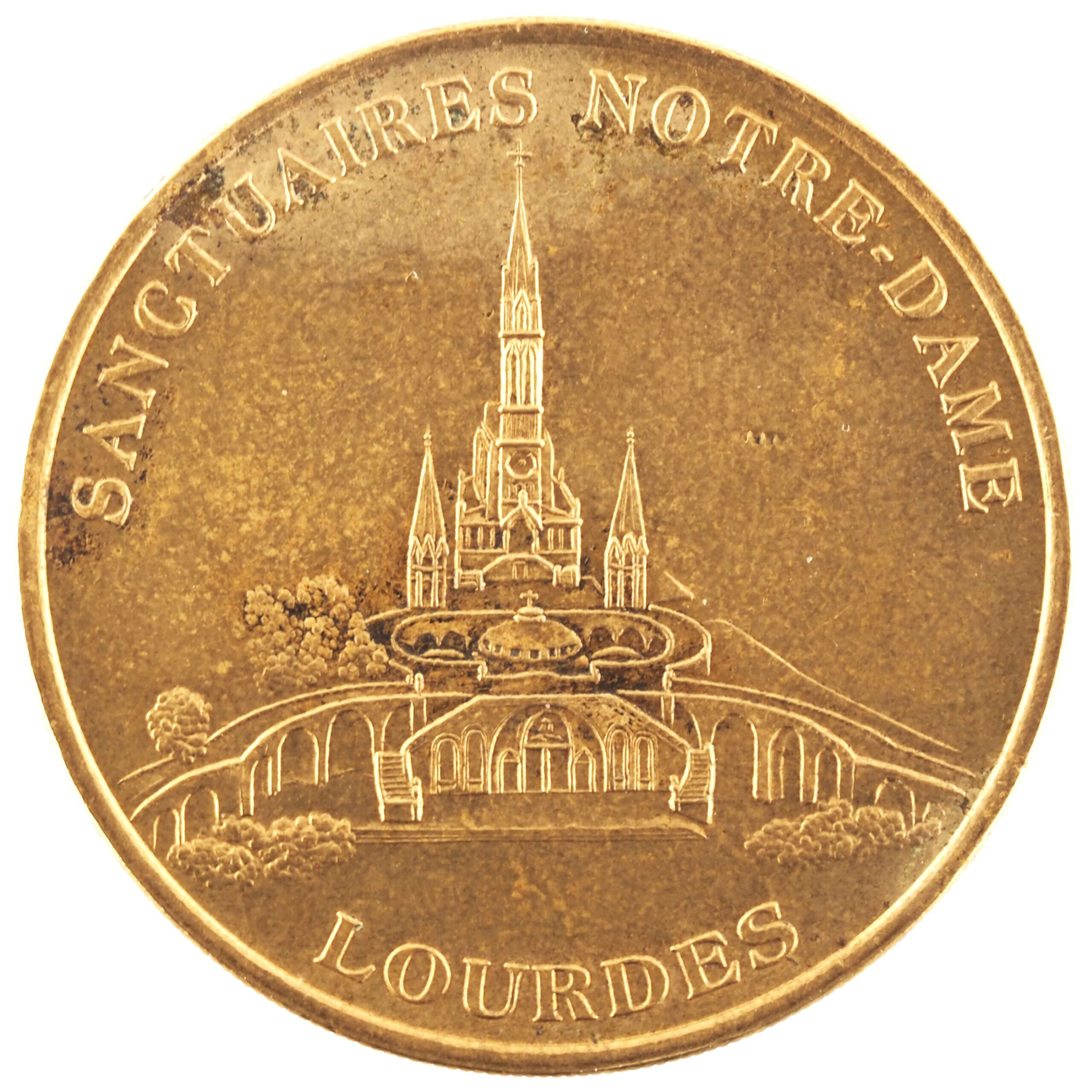 France - Médaille 1999 cuivre-nickel-aluminium - Sanctuaires Notre-Dame de Lourdes