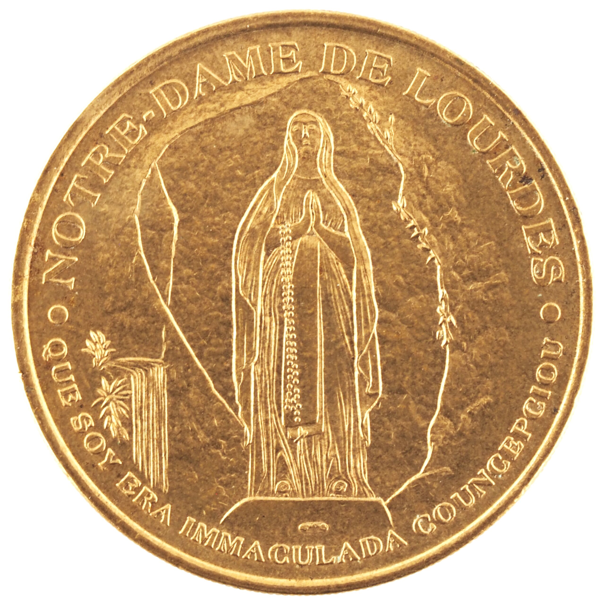 France - Médaille 1999 cuivre-nickel-aluminium - Sanctuaires Notre-Dame de Lourdes – Image 2