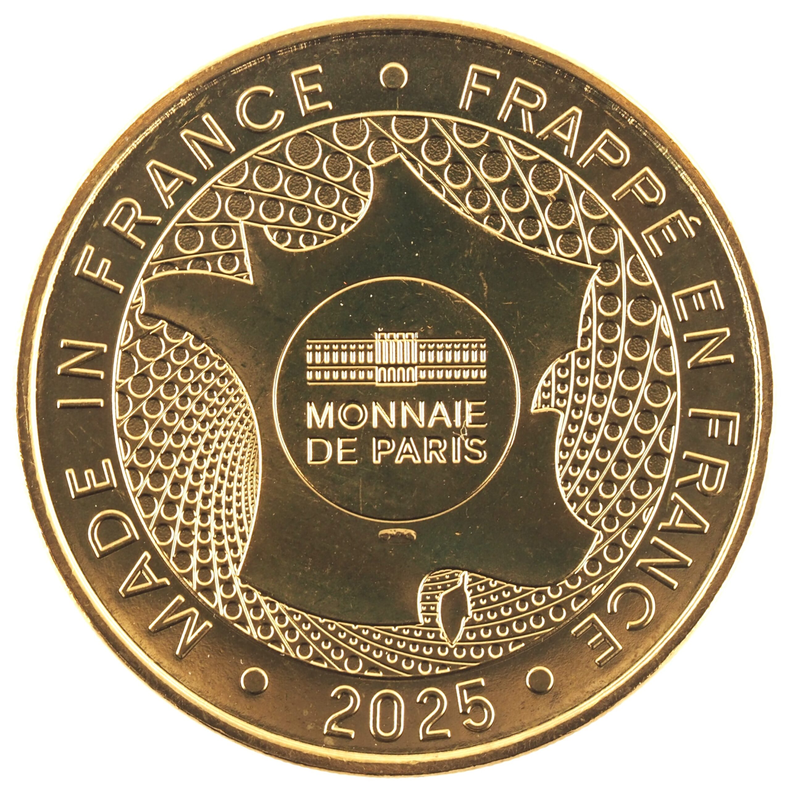 France - Médaille 2025 cuivre-nickel-aluminium - Cadre noir – Image 2
