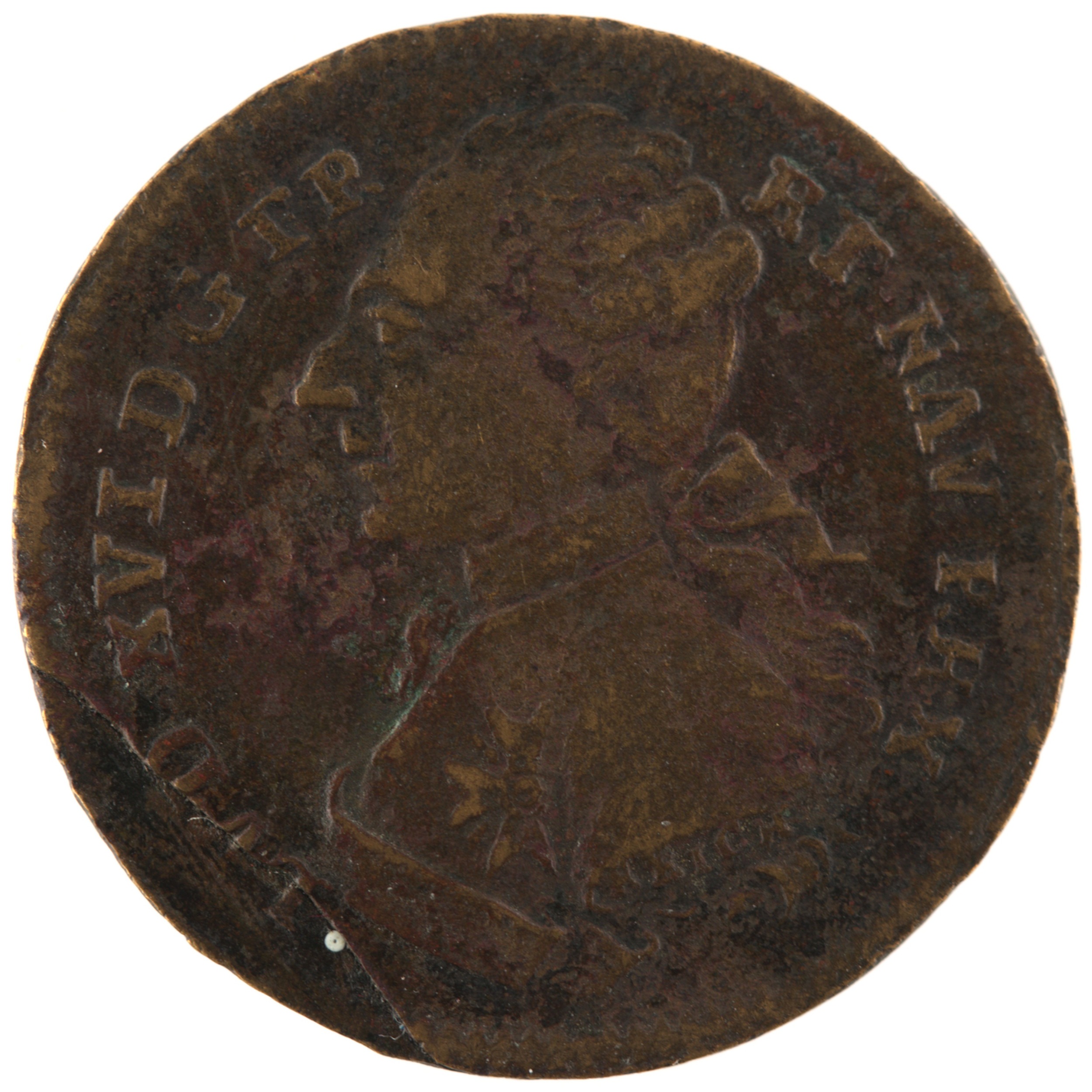 France - Jeton laiton - Louis XVI / Bassin avec fontaine – Image 2